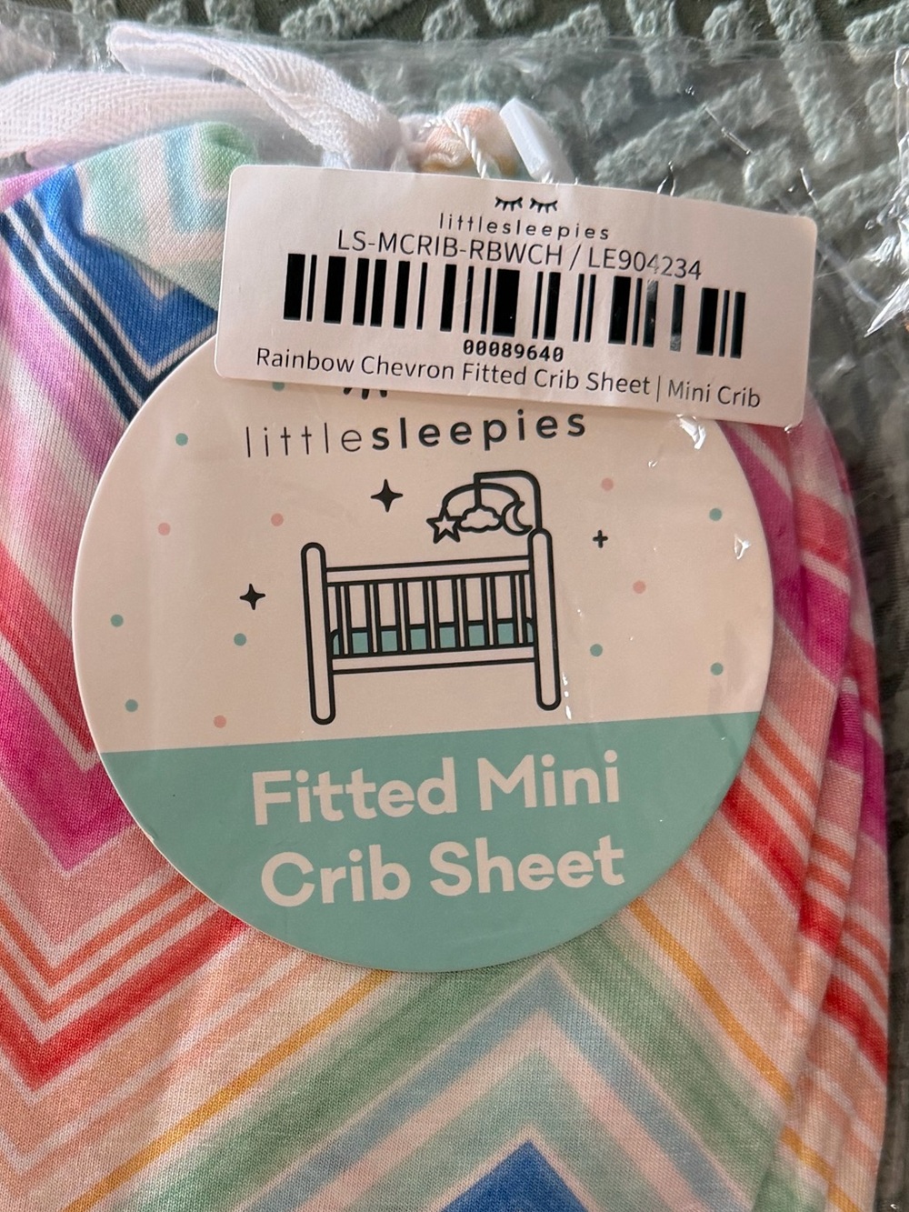 Fitted Mini Crib Sheet - Picture 2 of 2